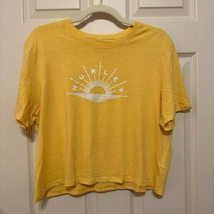 Hurley Women's Sunburst Yellow Tee